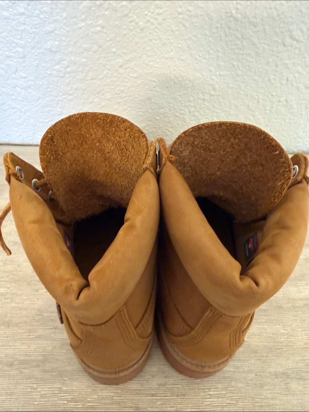 Timberland Premium 6-Inch Waterproof Wheat Nubuck Lace-Up Women's Work Boots - Picture 11 of 15